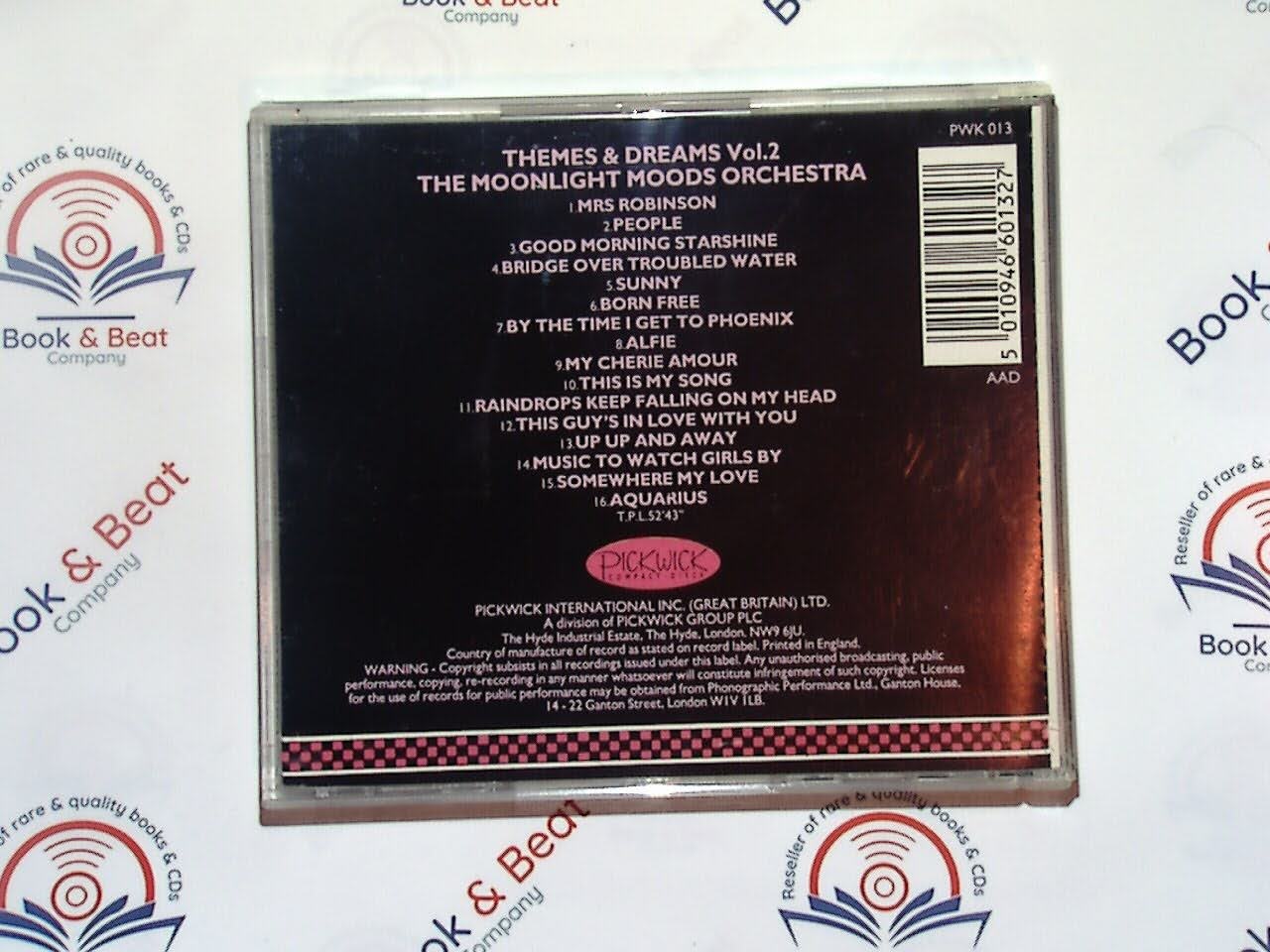 bookandbeat.com, CD, Various, Themes & Dreams Vol. 2, The Moonlight Moods Orchestra, instrumental music, relaxation, easy listening, orchestral arrangements, mood music, romantic themes, soothing melodies, timeless classics, orchestral covers, peaceful listening, instrumental collection, soft music, music for relaxation, background music, classical themes, evening listening, melodic instrumentals, orchestral favourites