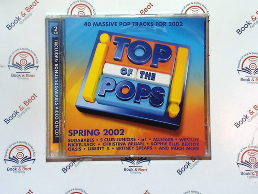 bookandbeat.com, Top Of The Pops, Spring 2002, compilation album, pop hits, early 2000s music, chart-toppers, various artists, pop classics, dance tracks, radio hits, nostalgic music, hit collection, UK pop, mainstream music, party playlist, best of 2002, pop culture, music trends, CD collection, pop album.
