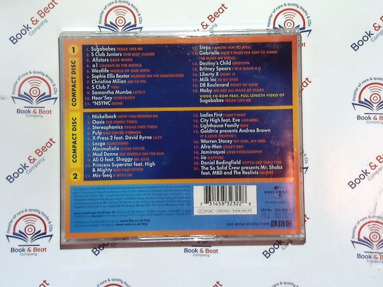 bookandbeat.com, Top Of The Pops, Spring 2002, compilation album, pop hits, early 2000s music, chart-toppers, various artists, pop classics, dance tracks, radio hits, nostalgic music, hit collection, UK pop, mainstream music, party playlist, best of 2002, pop culture, music trends, CD collection, pop album.