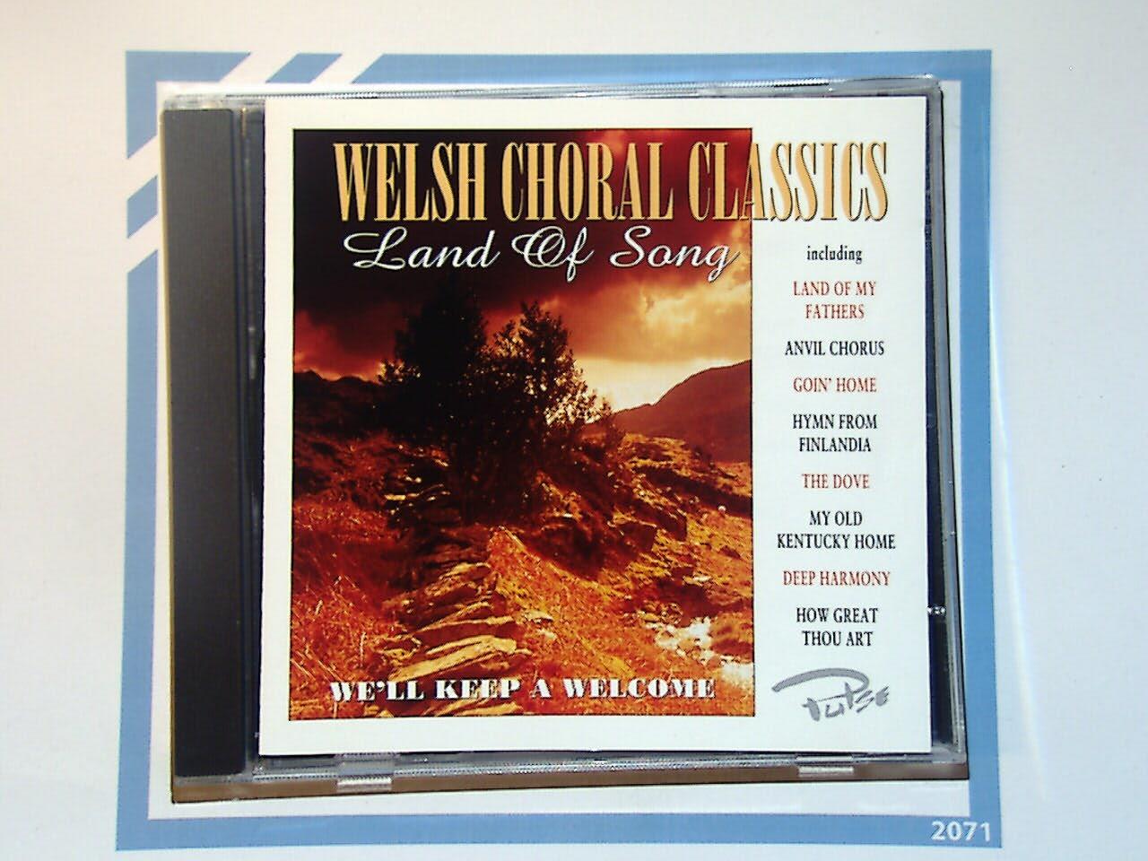 
Welsh choral music, Welsh choir, Land of Song, classical choral, traditional Welsh music, Various artists, choral classics, Welsh heritage, vocal ensemble, sacred music, folk choral, male voice choir, hymn collection, Celtic music, bookandbeat.com,new CDs, used CDs, new books, used books, online music store, online bookstore, rare CDs, rare books, affordable books, affordable CDs, book lovers, music enthusiasts, collectible CDs, vintage books,DVD,