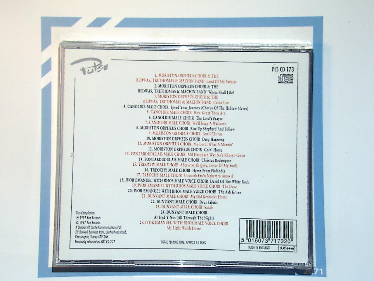 
Welsh choral music, Welsh choir, Land of Song, classical choral, traditional Welsh music, Various artists, choral classics, Welsh heritage, vocal ensemble, sacred music, folk choral, male voice choir, hymn collection, Celtic music, bookandbeat.com,new CDs, used CDs, new books, used books, online music store, online bookstore, rare CDs, rare books, affordable books, affordable CDs, book lovers, music enthusiasts, collectible