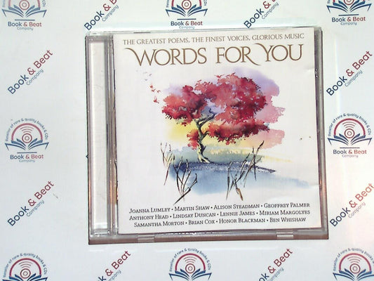 Various, Words For You, The Greatest Poems, Finest Voices, poetry collection, spoken word, literary classics, famous poems, audiobook, poetry readings, classic literature, renowned narrators, emotional recitations, poetry lovers, cultural heritage, timeless verses, bookandbeat.com,