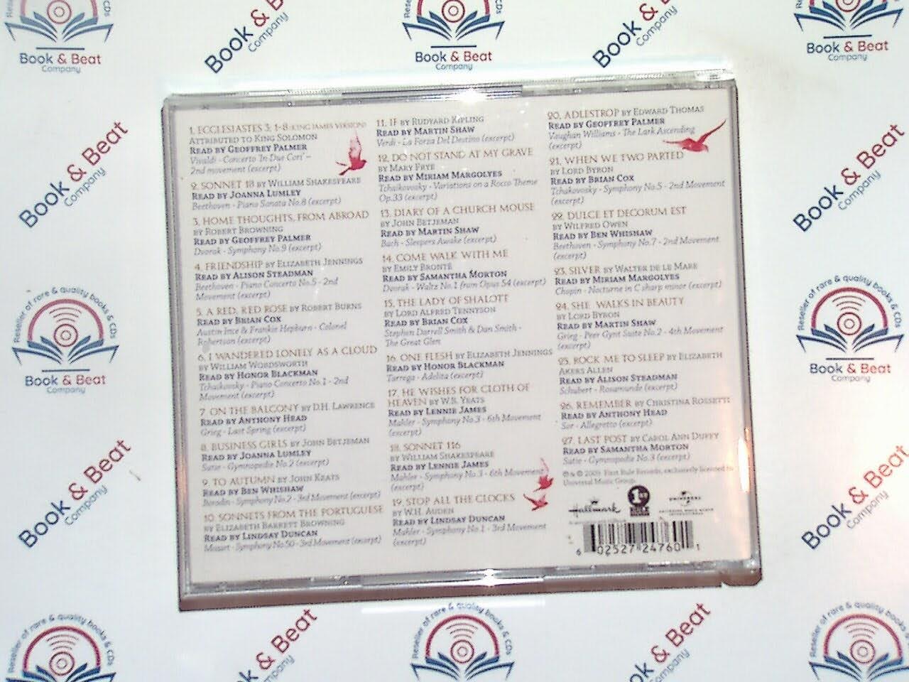 Various, Words For You, The Greatest Poems, Finest Voices, poetry collection, spoken word, literary classics, famous poems, audiobook, poetry readings, classic literature, renowned narrators, emotional recitations, poetry lovers, cultural heritage, timeless verses, bookandbeat.com,