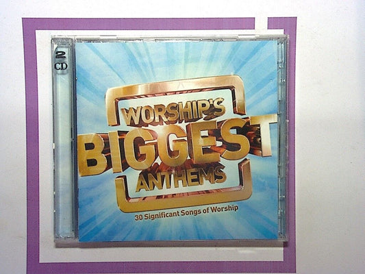 Worship's Biggest Anthems, Various artists, Christian music, Worship, CD, Bookandbeat.com, Contemporary worship, Faith-based, Inspirational, Praise music, Uplifting, Religious, Christian worship, Gospel, Worship songs, Church music, Devotional, Popular worship, Christian album, Sacred music, Praise anthems,