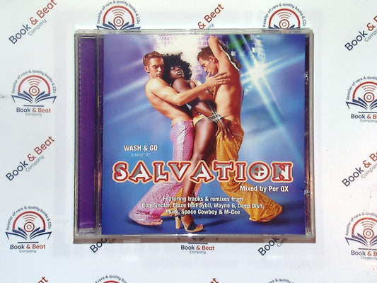 Wash & Go, A Night at Salvation, Dance music, CD, Bookandbeat.com, Club music, Electronic, House music, 1990s, Party vibes, Upbeat, DJ mix, Energetic, Catchy beats, Nightlife, Dancefloor hits, Rhythmic, Electronic beats, Party anthems, Retro club sound, Music enthusiasts, Dance culture,