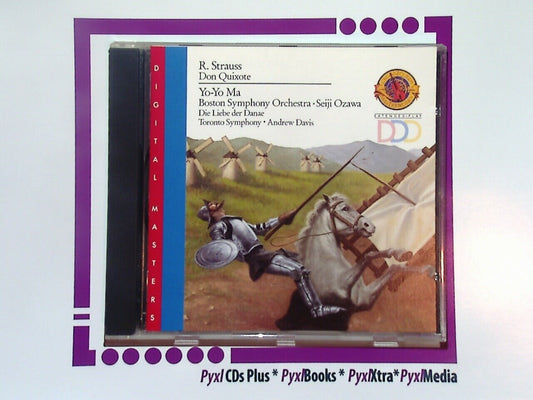 Yo-Yo Ma, Richard Strauss, Don Quixote, Classical Music, Cello Masterpiece, Orchestral Music, 20th Century Composers, Iconic Performance, Timeless Classics, Symphonic Poem, Legendary Cellist, VGC CD, Collector's Item, Elegant Music, Bookandbeat.com,new CDs, used CDs, new books, used books, online music store, online bookstore, rare CDs, rare books, affordable books, affordable CDs, book lovers, music enthusiasts, collectible CDs, vintage books,DVD,