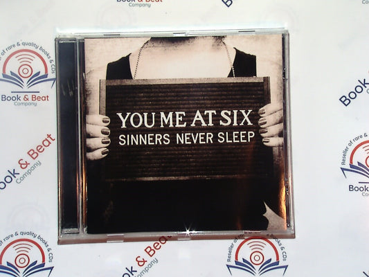 bookandbeat.com, CD, You Me at Six, Sinners Never Sleep, alternative rock, pop punk, post-hardcore, British band, energetic album, emotional lyrics, rock anthems, catchy choruses, fan favorite, intense sound, popular release, high energy, powerful vocals, guitar-driven, alternative music, raw emotions, rebellious themes, iconic tracks, influential album