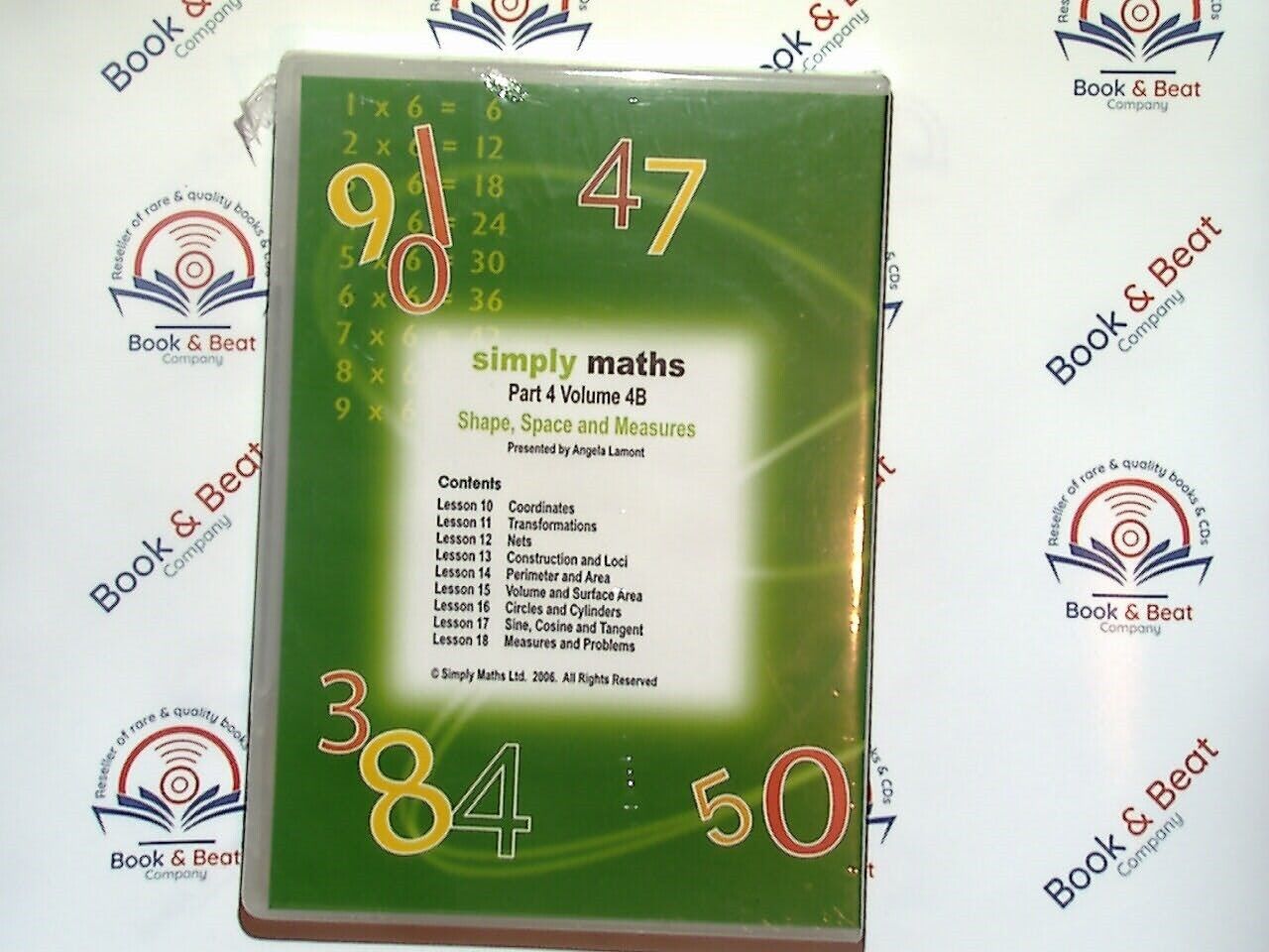 bookandbeat.com, Simply Maths, educational DVD, math skills, shape and space, measurement concepts, geometry basics, learning tools, student resources, math curriculum, visual learning, math tutorials, problem-solving skills, math education, interactive learning, classroom aids, math practice, understanding dimensions, math fundamentals, volume concepts, school support