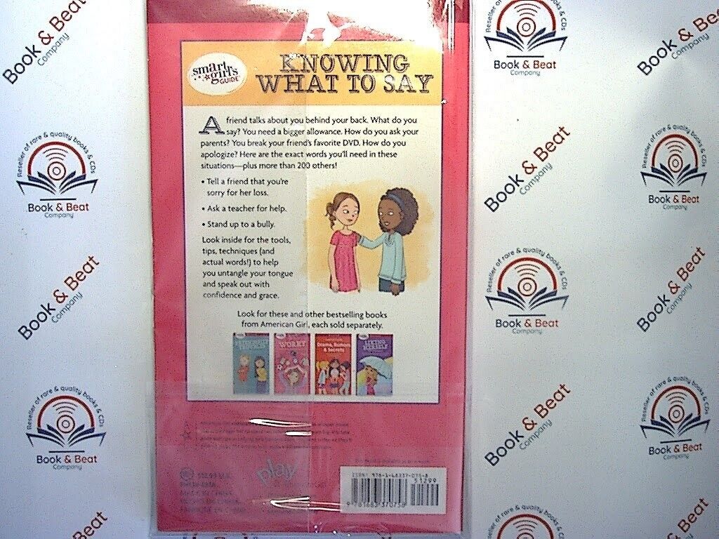 bookandbeat.com, American Girl, knowing what to say, smart girl's guide, girls' empowerment, communication skills, social confidence, conversation tips, friendship advice, young readers, social skills, middle grade, personal growth, self-expression, social confidence, advice book, life skills, social guide, talking tips, bookandbeat.com book.
