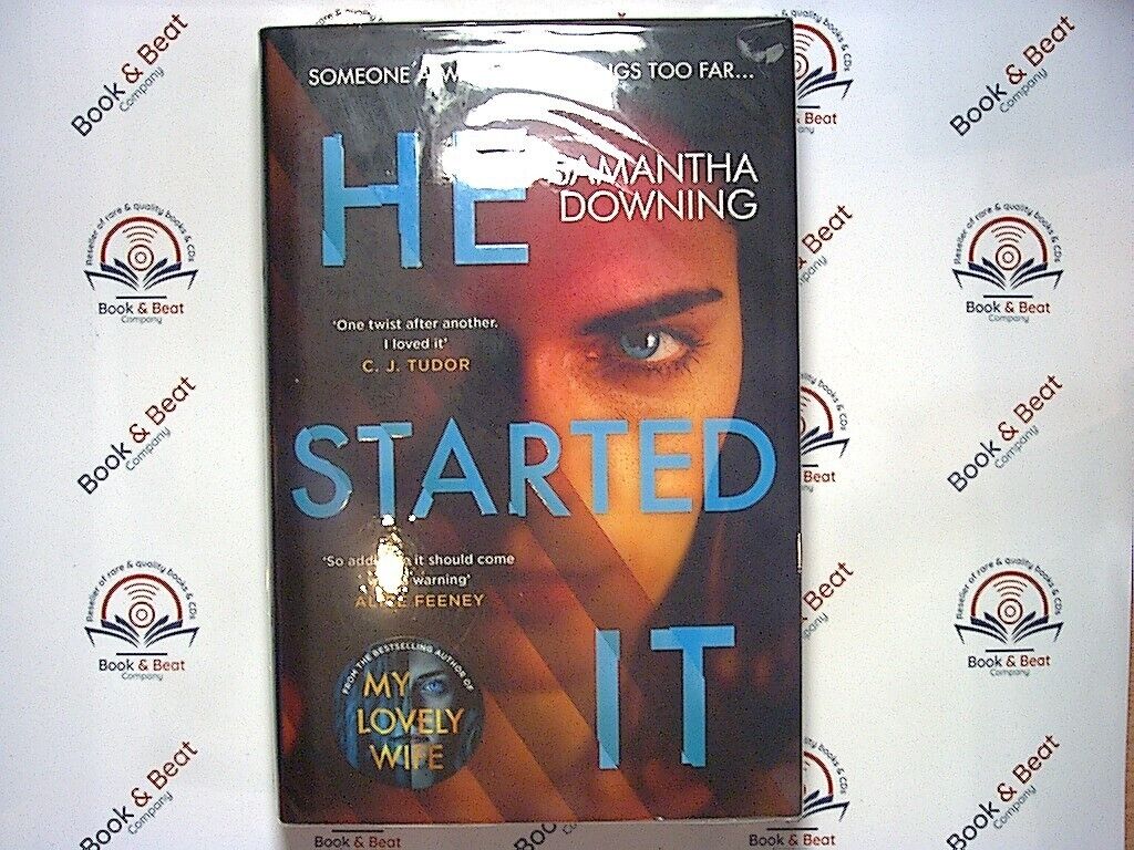 bookandbeat.com, book, Samantha Downing, He Started It, psychological thriller, suspense, family drama, dark humor, mystery, twisty plot, unreliable narrator, sibling rivalry, secrets, road trip, psychological manipulation, engaging characters, tension, gripping storyline, intense suspense, unpredictable twists, compelling read, modern thriller, family secrets.