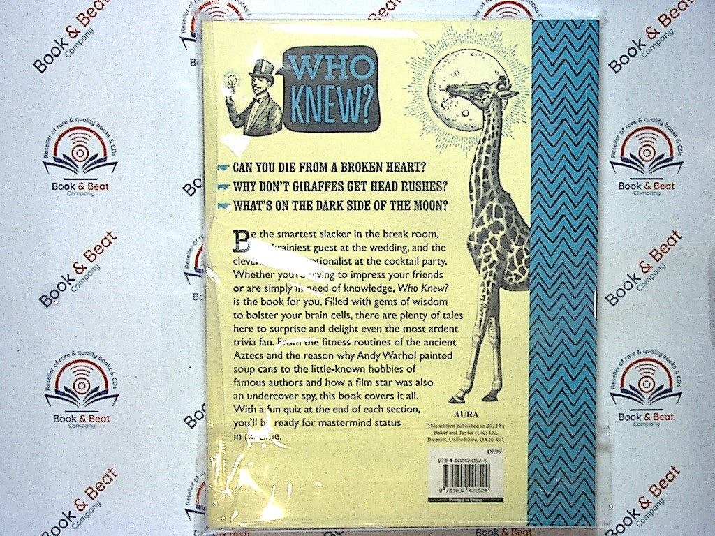 bookandbeat.com, book, Who Knew?, questions, Sarah Herman, trivia, brain teaser, knowledge, fun facts, educational, thought-provoking, mind-expanding, surprising answers, curiosity, quiz, facts, learning, family-friendly, conversation starter, engaging