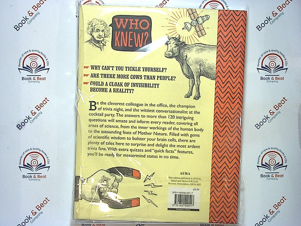 bookandbeat.com, book, Who Knew?, questions, Sophie Collins, Science, trivia, brain teaser, knowledge, fun facts, educational, thought-provoking, mind-expanding, surprising answers, curiosity, quiz, facts, learning, family-friendly, conversation starter, engaging